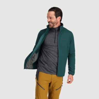 Outdoor Research Herren Vigour Plus Fleecejacke Treeline