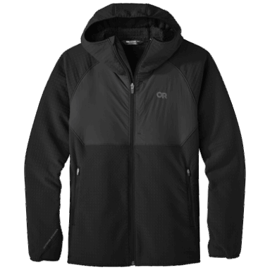 Outdoor Research Vigour Plus Fleece-Hoodie Für Herren, Schwarz