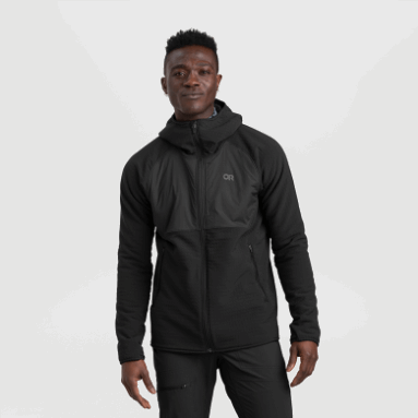 Outdoor Research Vigour Plus Fleece-Hoodie Für Herren, Schwarz