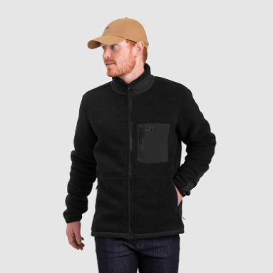 Outdoor Research Herren Fleecejacke Juneau Schwarz