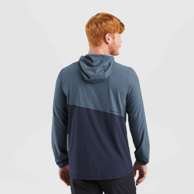 Outdoor Research Astroman Sun Hoodie Herren Nimbus/Marineblau