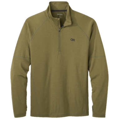 Outdoor Research Alpine Onset Merino Quarter Zip Loden Für Herren