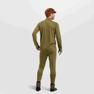 Outdoor Research Alpine Onset Merino Quarter Zip Loden Für Herren