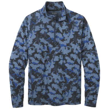 Outdoor Research Alpine Onset Merino Quarter Zip Für Herren Marineblau Camo