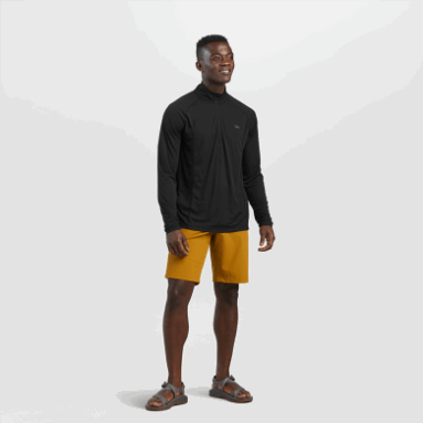 Outdoor Research Herren Echo Quarter Zip Schwarz