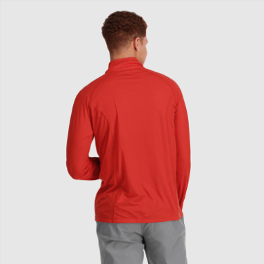 Outdoor Research Herren Echo Quarter Zip Cranberry