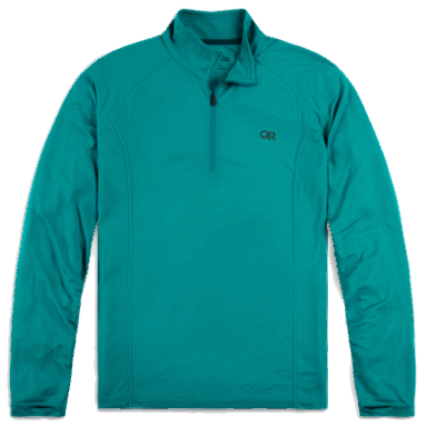 Outdoor Research Herren Echo Quarter Zip Deep Lake
