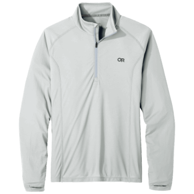 Outdoor Research Herren Echo Quarter Zip Pebble