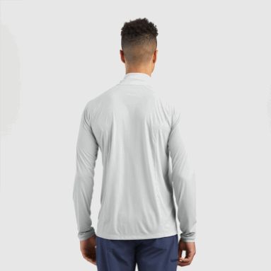 Outdoor Research Herren Echo Quarter Zip Pebble