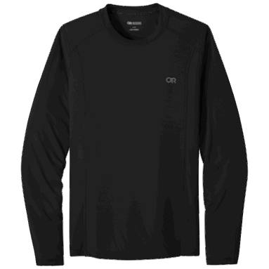 Outdoor Research Herren Echo Langarm T-Shirt Schwarz