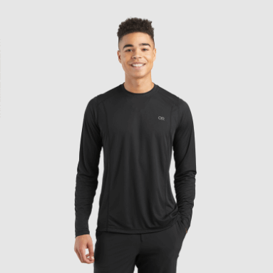 Outdoor Research Herren Echo Langarm T-Shirt Schwarz
