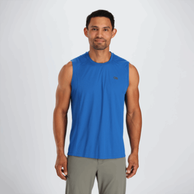 Outdoor Research Herren Echo Tank Classic Blue