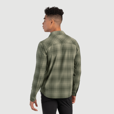 Outdoor Research Herren Astroman L/S Sun Shirt Fatigue Plaid