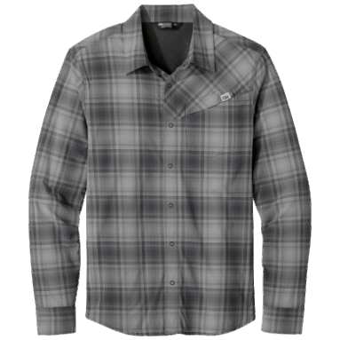 Outdoor Research Herren Astroman L/S Sonnenshirt Storm Plaid