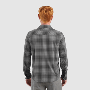 Outdoor Research Herren Astroman L/S Sonnenshirt Storm Plaid