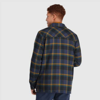 Outdoor Research Herren Feedback Hemdjacke Marineblau Kariert
