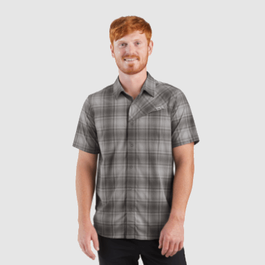 Outdoor Research Astroman S/s Sun Shirt Ermüdungsplaid Für Herren