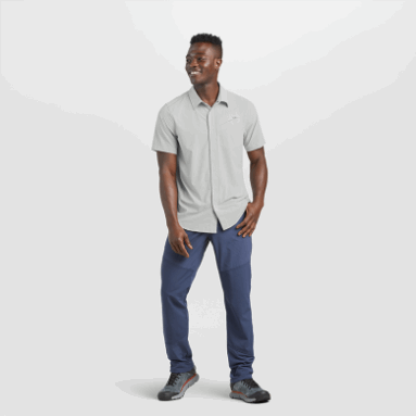 Outdoor Research Astroman S/s Sonnenhemd Für Herren Pebble