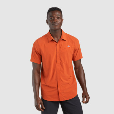 Outdoor Research Astroman S/s Sonnenhemd Redrock Für Herren