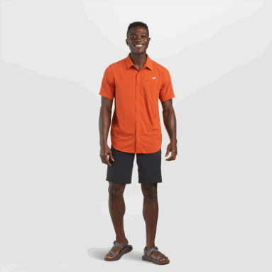 Outdoor Research Astroman S/s Sonnenhemd Redrock Für Herren