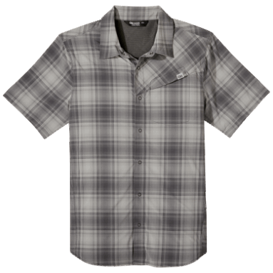 Outdoor Research Herren Astroman S/s Sun Shirt Storm Plaid