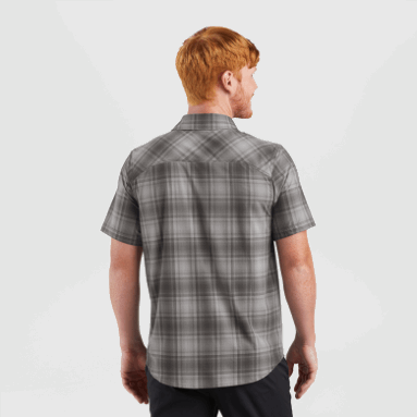 Outdoor Research Herren Astroman S/s Sun Shirt Storm Plaid