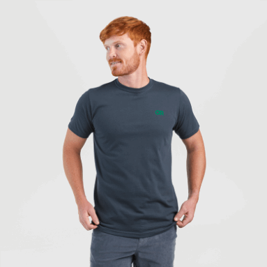 Outdoor Research T-Shirt Mit Lockup-Logo Auf Der Rückseite Marineblau/Sprossen