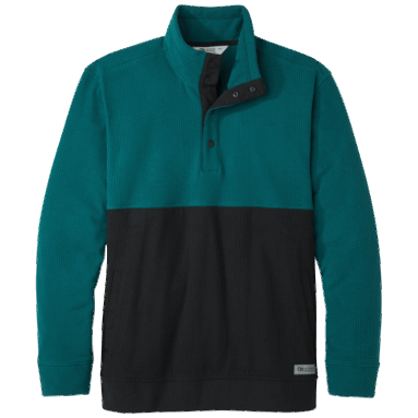 Outdoor Research Trail Mix Snap Pullover Ii Für Herren Baumlinie/schwarz