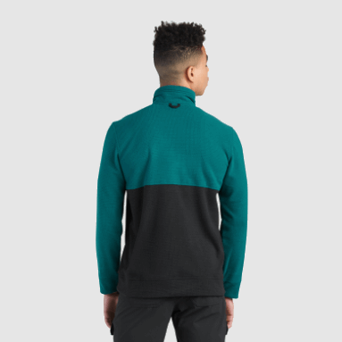 Outdoor Research Fashion Trail Mix Snap Pullover Für Herren Ii Treeline/black