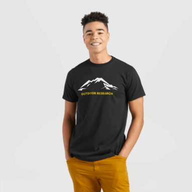 Outdoor Research Fashion Mt Baker T-shirt Herren Schwarz