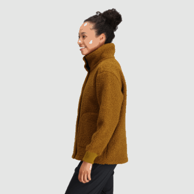 Outdoor Research Juneau Sherpa Truckerjacke Für Damen Tapenade