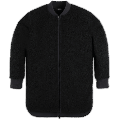 Outdoor Research Juneau Sherpa-fleecemantel Für Damen Schwarz