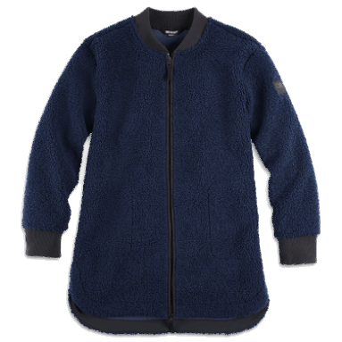 Outdoor Research Juneau Sherpa-fleecemantel Für Damen Marineblau