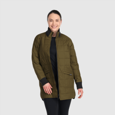 Outdoor Research Damen Shadow Wendeparka Loden/Schwarz