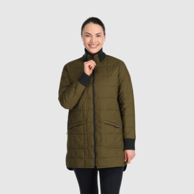 Outdoor Research Damen Shadow Wendeparka Loden/Schwarz