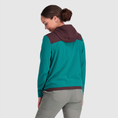 Outdoor Research Trail-Mix-Pullover-Hoodie Für Damen Deep Lake/Elk