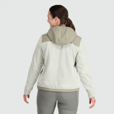 Outdoor Research Damen-Trail-Mix-Pullover-Hoodie Sand/Flint