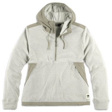 Outdoor Research Damen-Trail-Mix-Pullover-Hoodie Sand/Flint