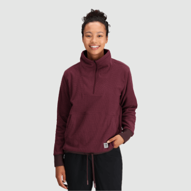 Outdoor Research Trail-Mix-Pullover Mit Viertelreißverschluss Für Damen Kalamata