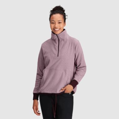 Outdoor Research Damen-Trailmix-Pullover Mit Viertelreißverschluss Moth