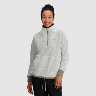 Outdoor Research Damen-Trailmix-Pullover Mit Viertelreißverschluss Snow