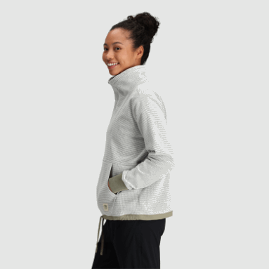 Outdoor Research Damen-Trailmix-Pullover Mit Viertelreißverschluss Snow
