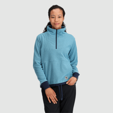 Outdoor Research Damen-Trailmix-Pullover Mit Viertelreißverschluss Mineral