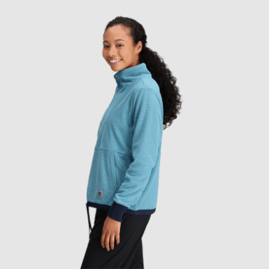 Outdoor Research Damen-Trailmix-Pullover Mit Viertelreißverschluss Mineral