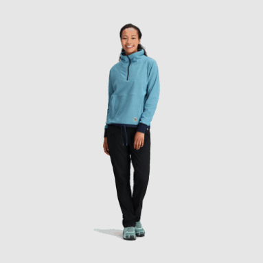 Outdoor Research Damen-Trailmix-Pullover Mit Viertelreißverschluss Mineral