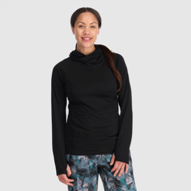 Outdoor Research Damen Alpine Onset Merino 150 Hoodie Schwarz