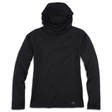 Outdoor Research Damen Alpine Onset Merino 150 Hoodie Schwarz