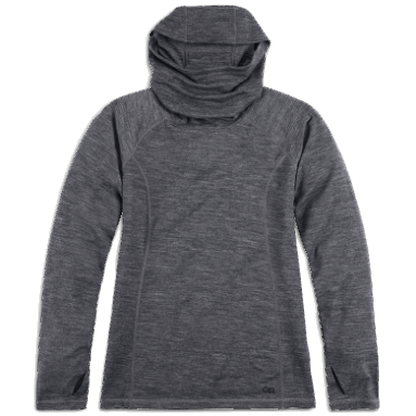 Outdoor Research Alpine Onset Merino 150 Damen-Hoodie Anthrazit Meliert