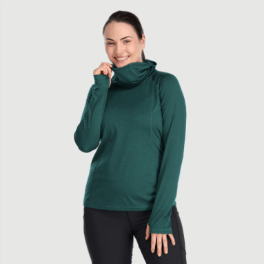 Outdoor Research Alpine Onset Merino 150 Hoodie Treeline Für Damen