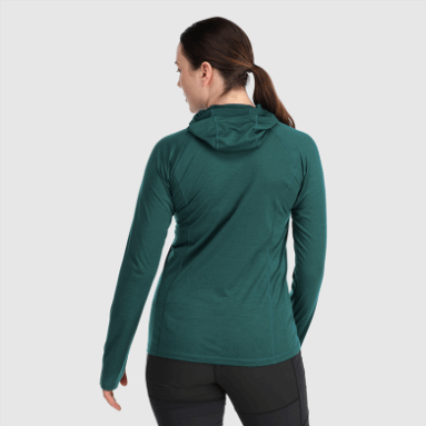 Outdoor Research Alpine Onset Merino 150 Hoodie Treeline Für Damen